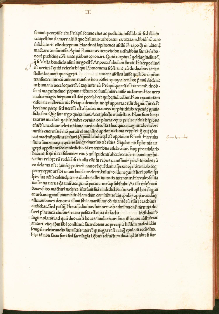 Detail of page from Lactantius